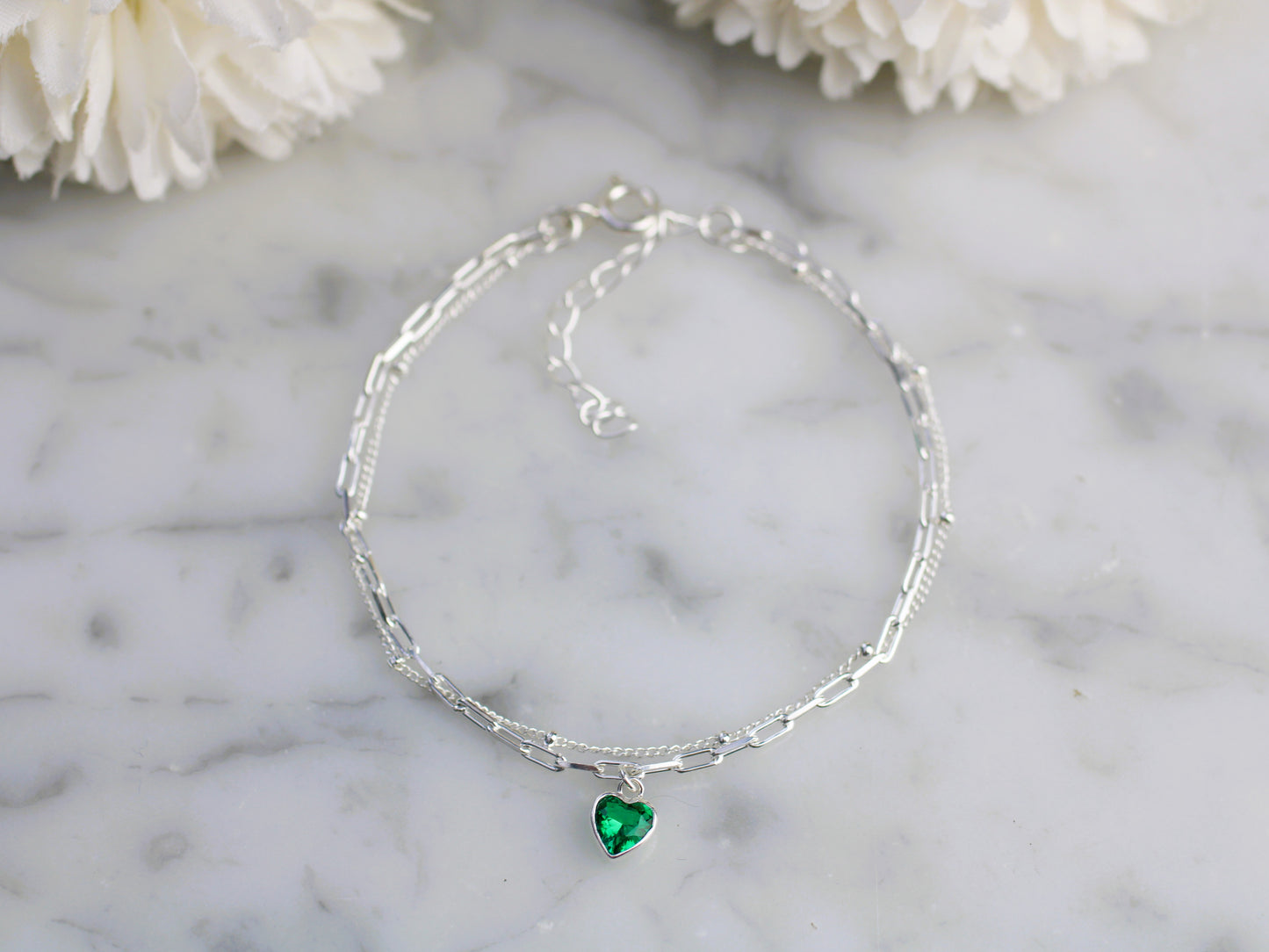 May crystal layered bracelet.