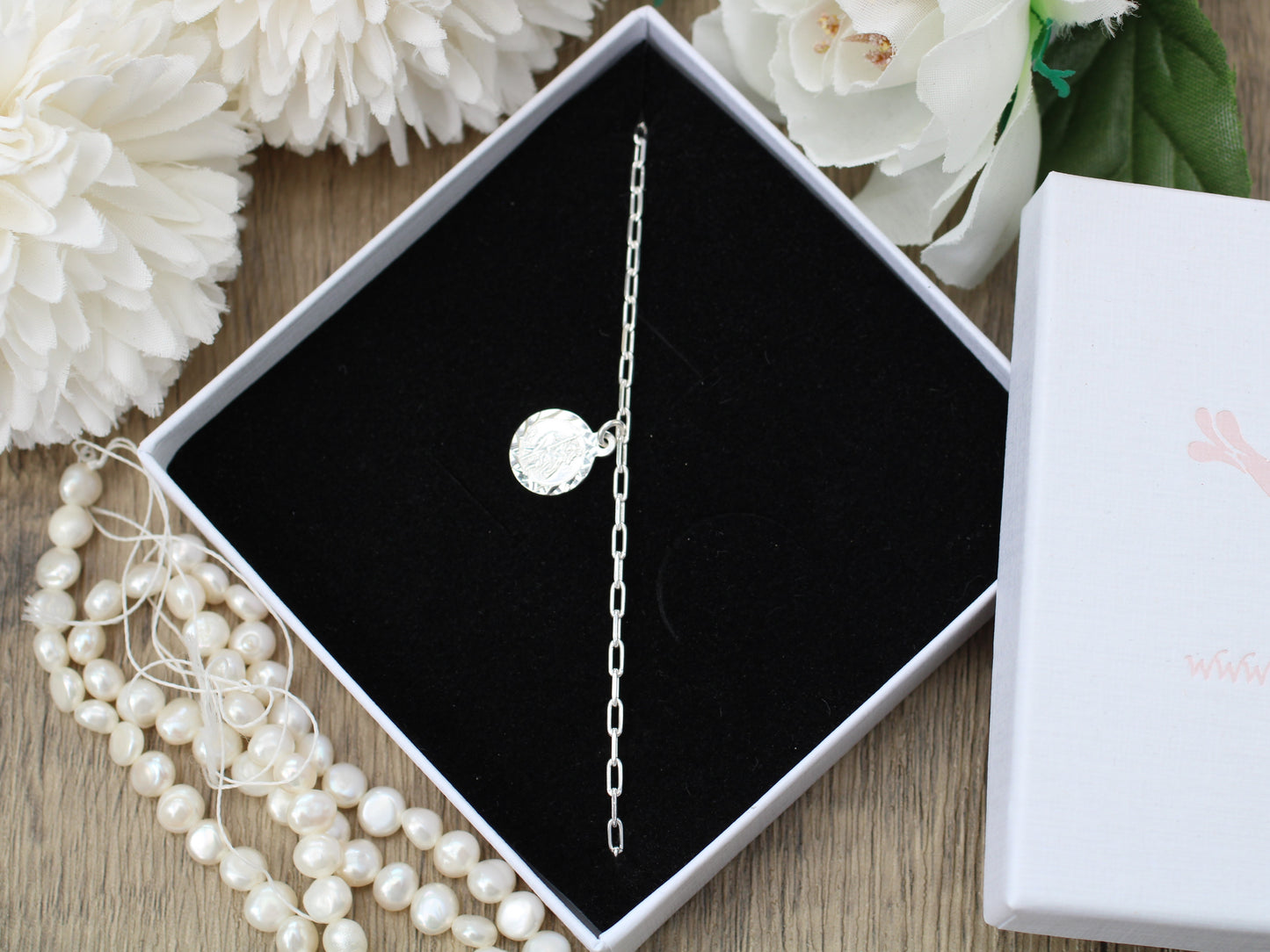 Saint Christopher Bracelet in silver.