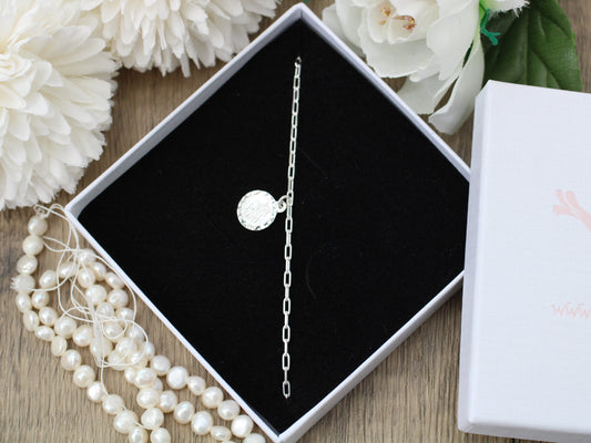 Saint Christopher anklet/ankle bracelet.