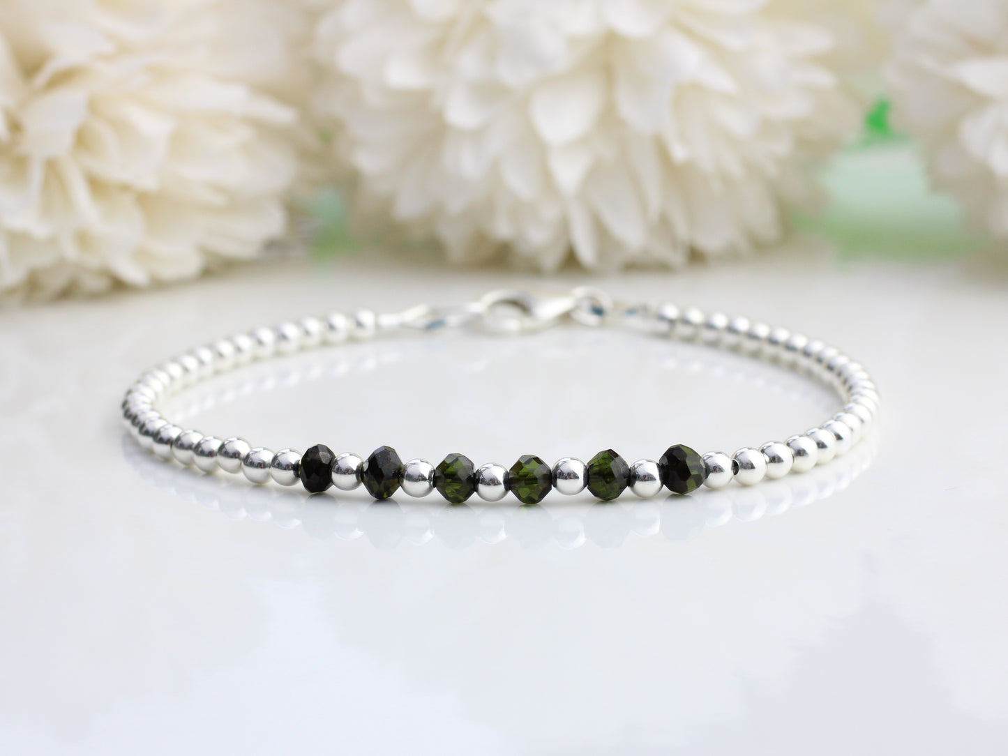30th, 40th, 50th, 60th, 70th, 80th, 90th milestone bracelet.