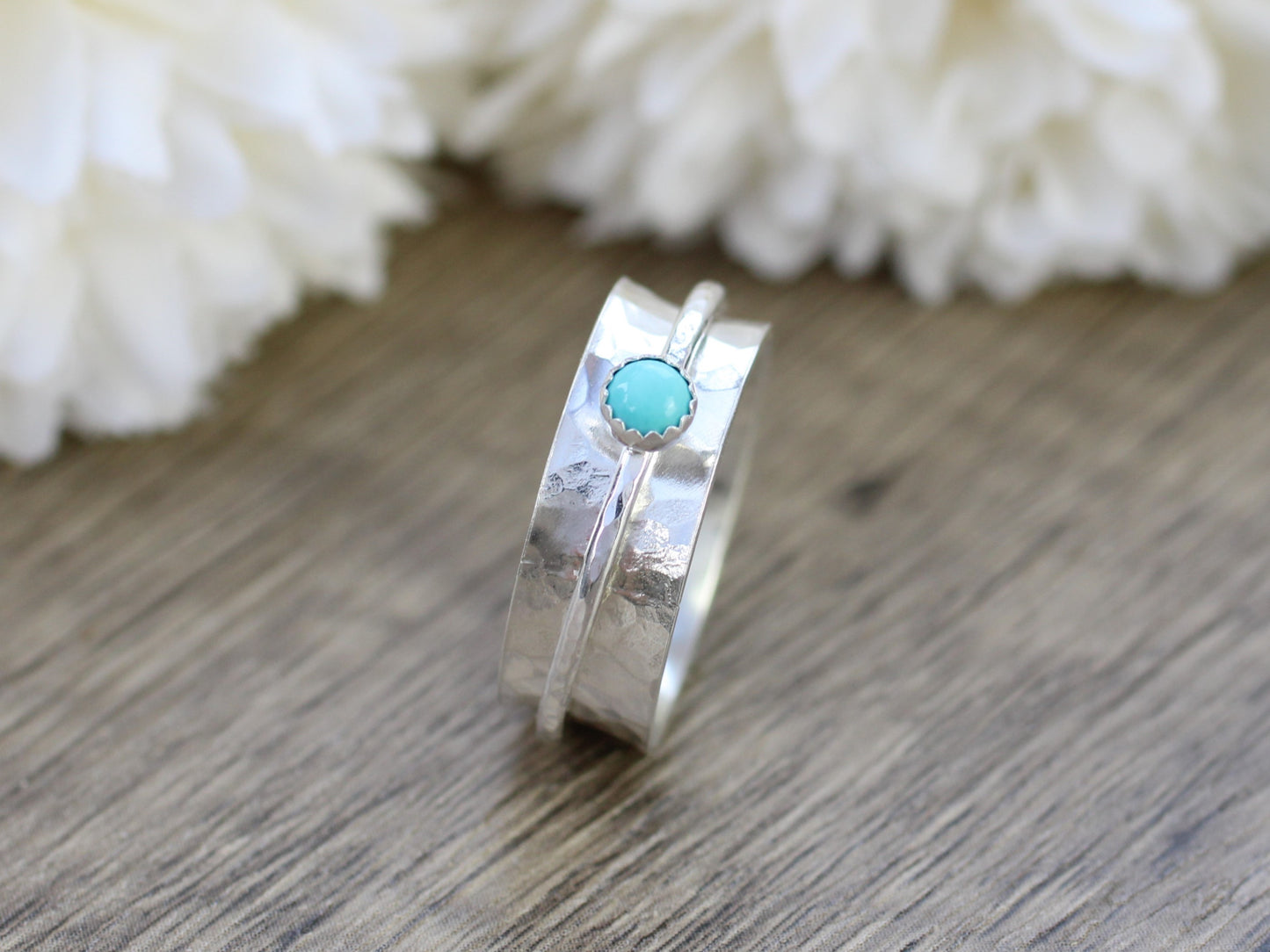 birthstone spinner ring