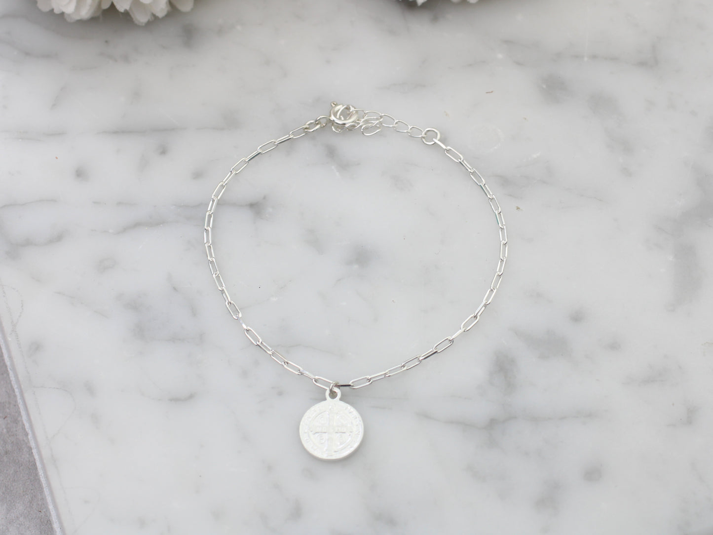 Saint Benedict adjustable bracelet.