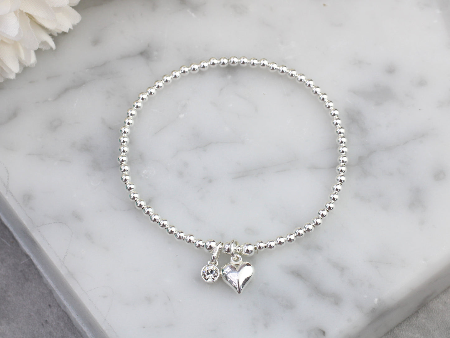 April birthstone charm bracelet.