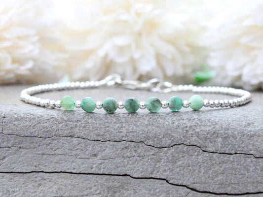 emerald ankle bracelet emerald anklet