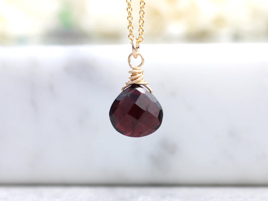 Garnet necklace