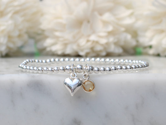 november birthstone bracelet