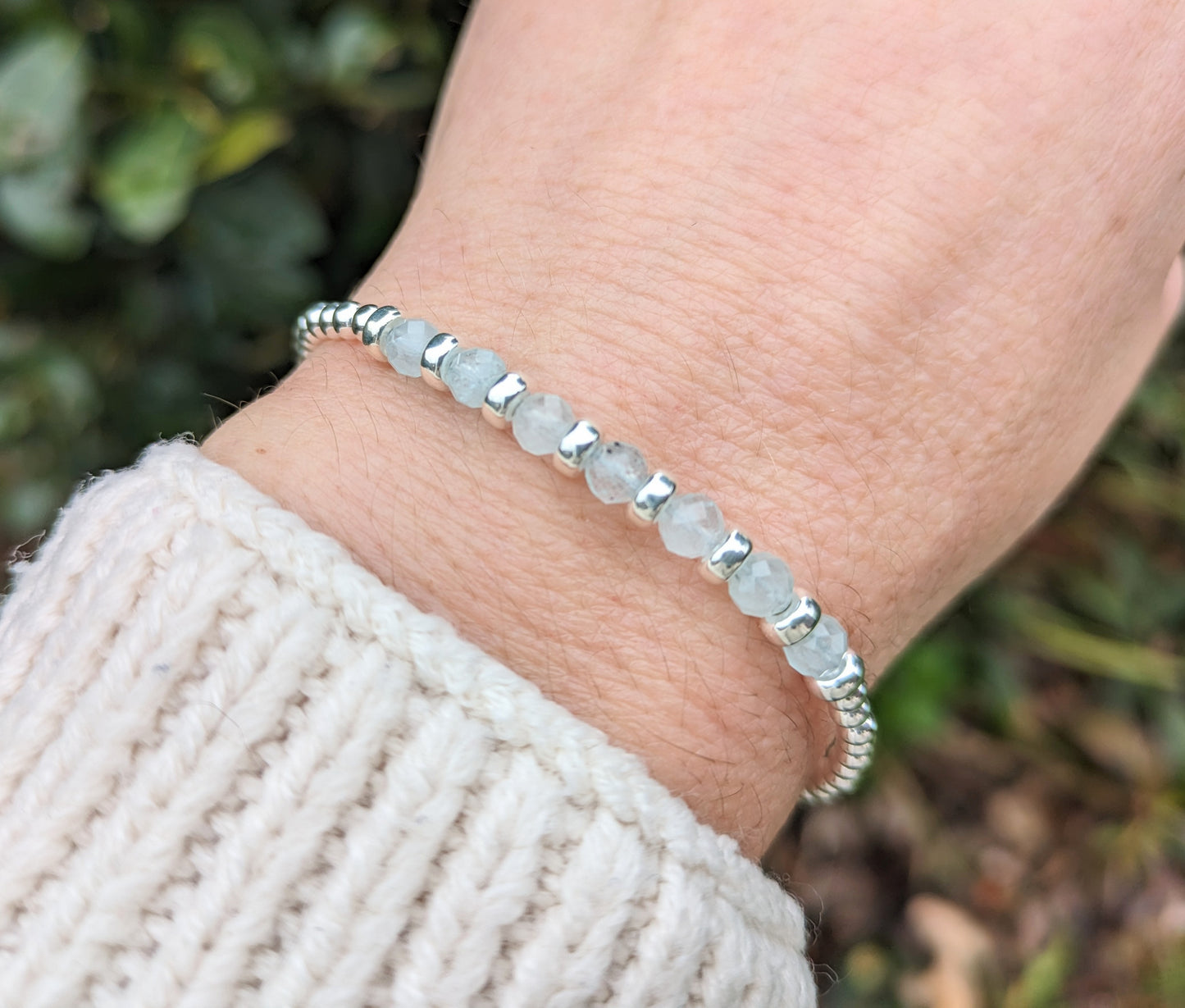 Aquamarine bracelet 