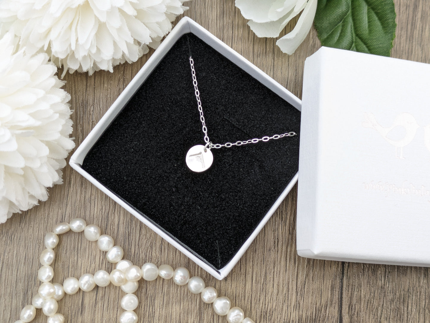 Mini mountain necklace.