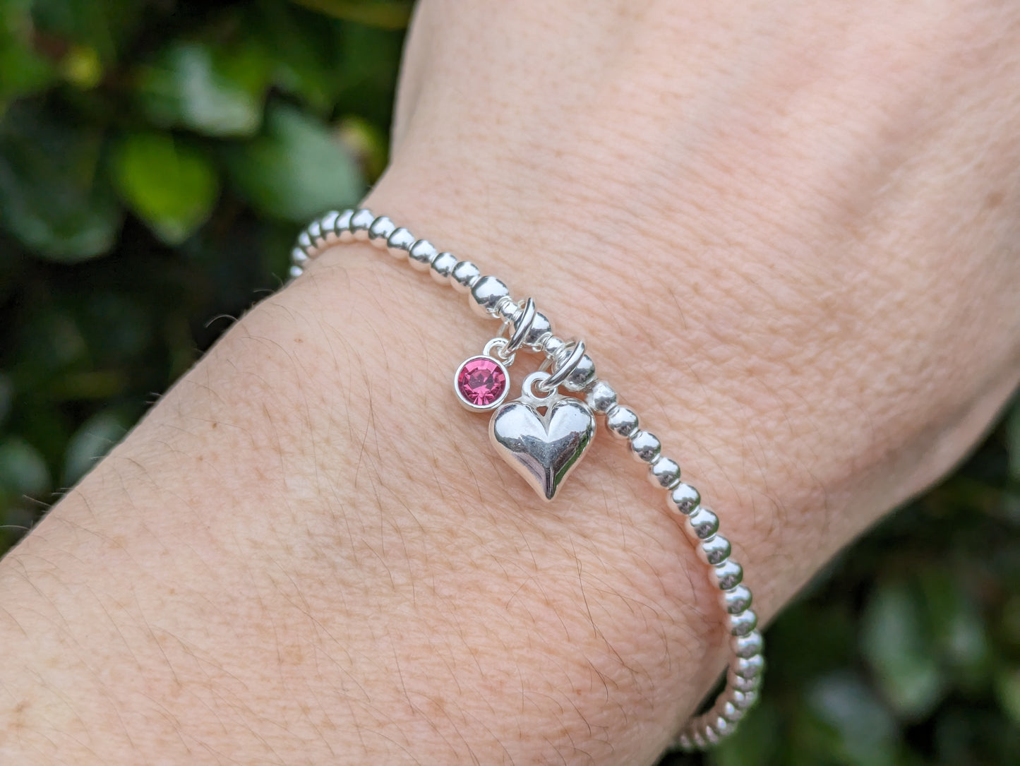 October birthstone charm bracelet.
