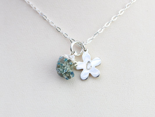 personalised turquoise necklace