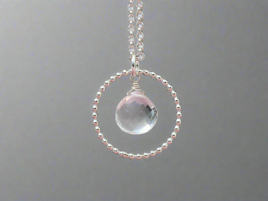 april birthstone necklace