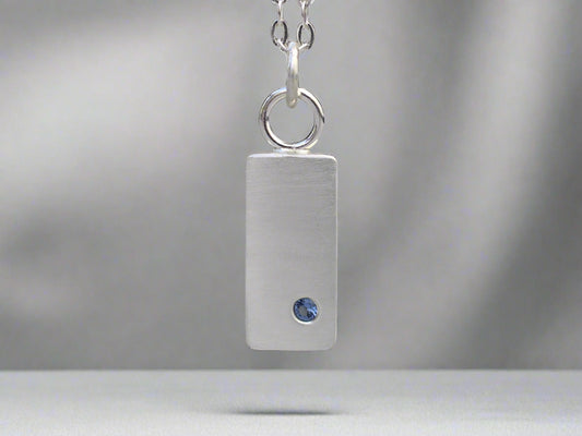 birthstone pendant necklace