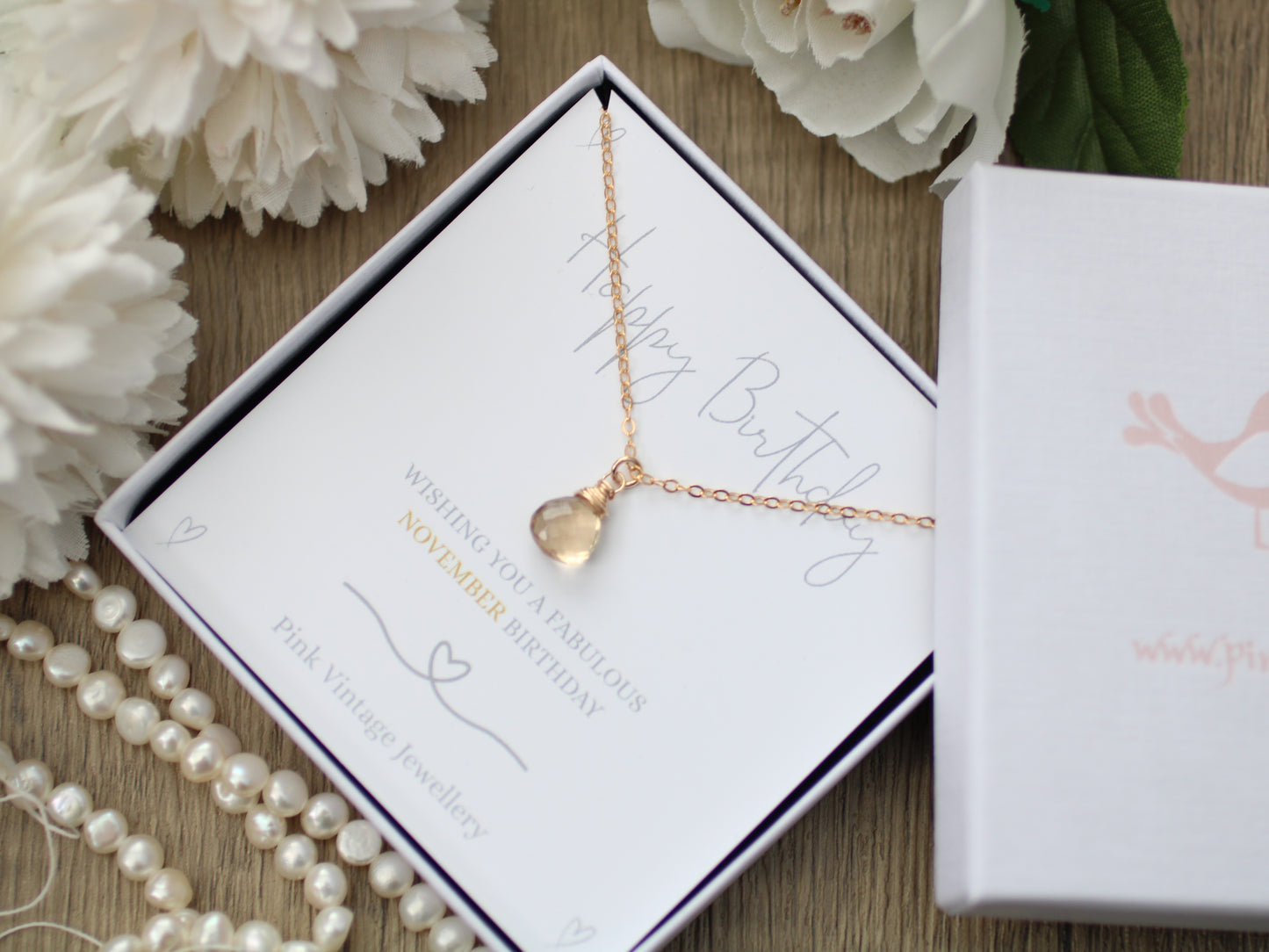 citrine crystal necklace