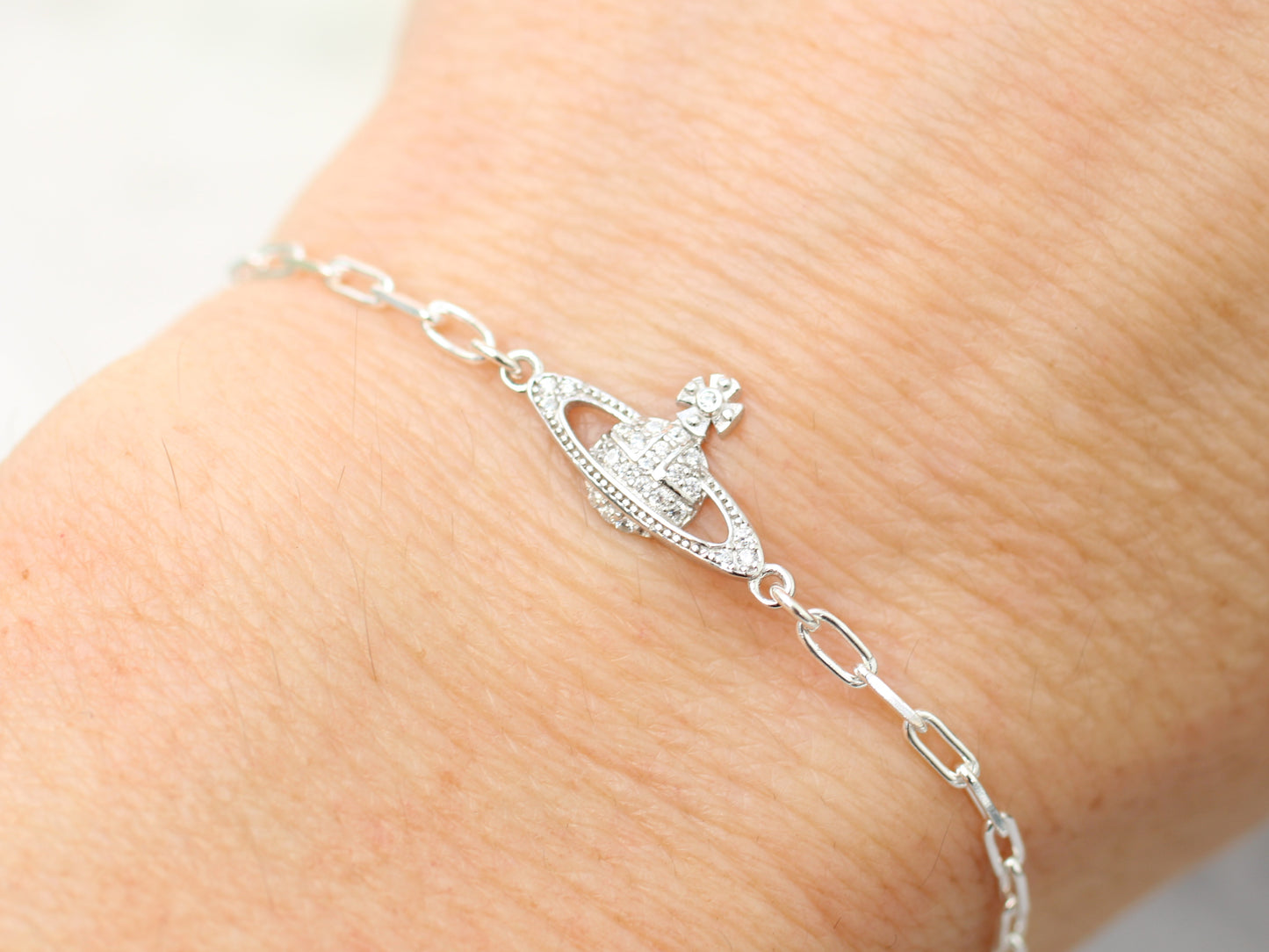 crystal orb bracelet