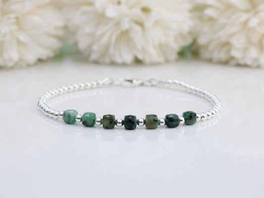 Emerald milestone bracelet 