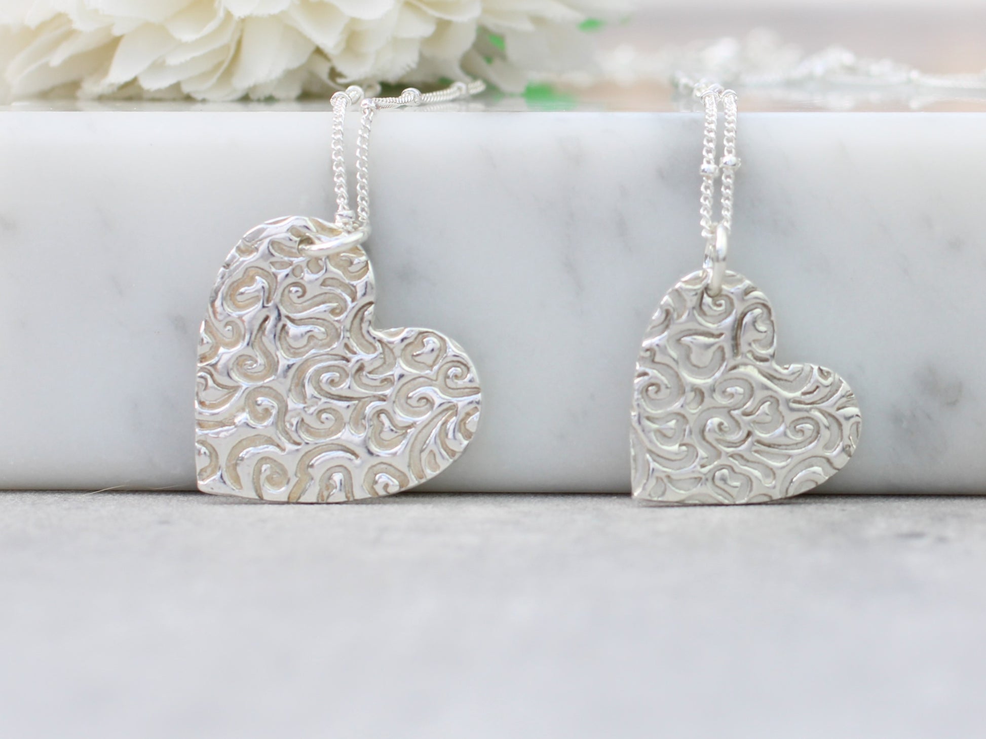 mother and daughter necklace set for mothers day