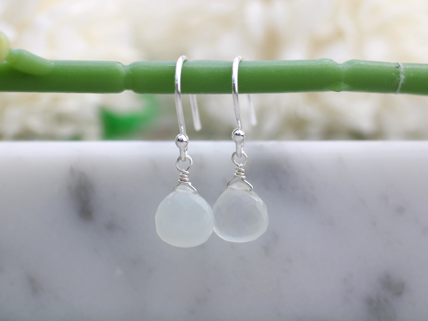 moonstone drop earrings