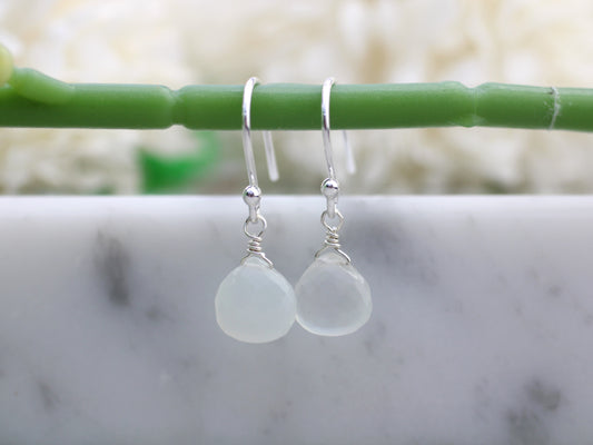 moonstone drop earrings