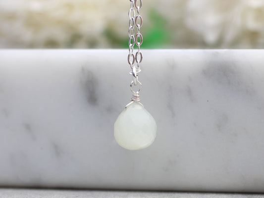 moonstone gemstone necklace