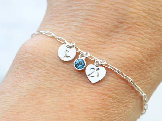 personalised birthday bracelet