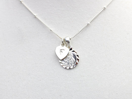 personalised saint christopher necklace