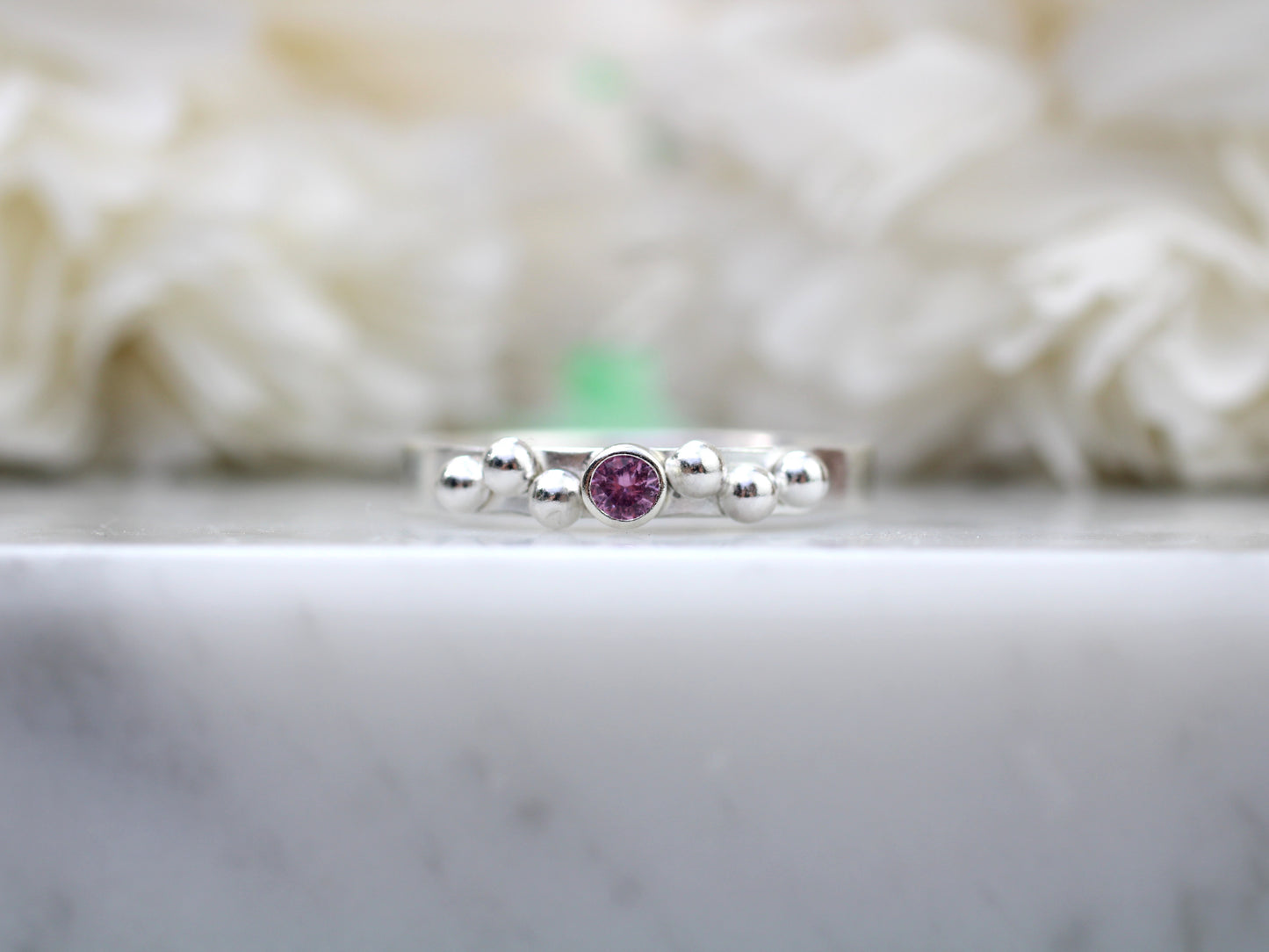 pink sapphire ring