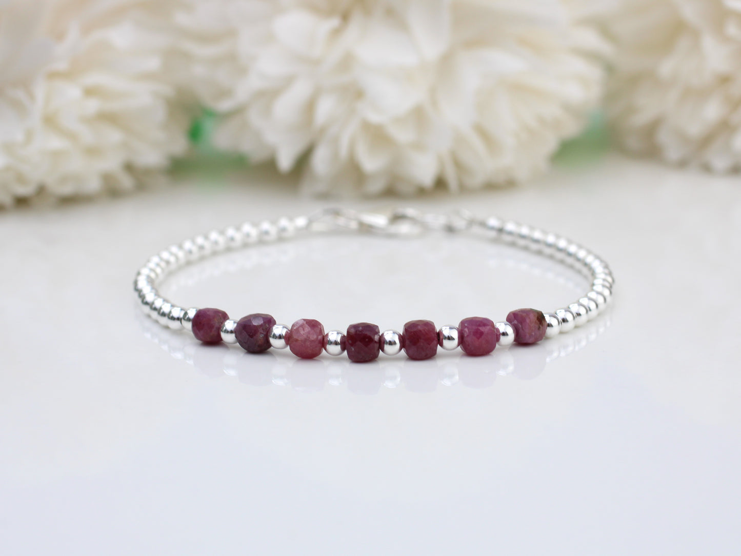ruby milestone bracelet