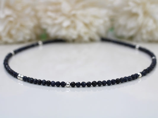 sapphire choker necklace