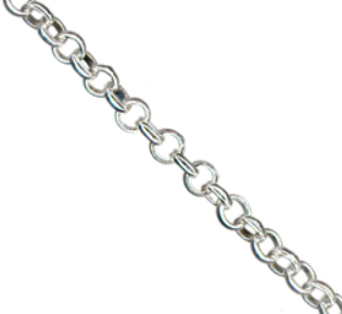 sterling silver medium weight belcher chain
