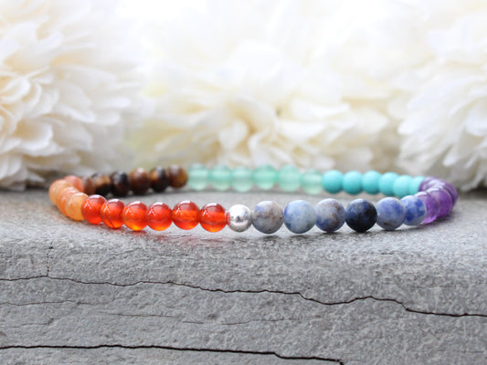 Chakra healing bracelet.