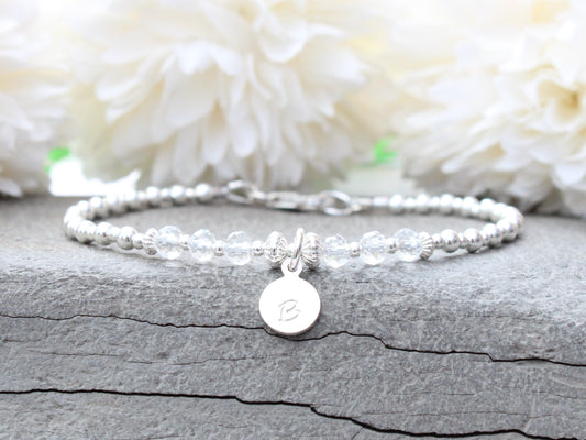 Crystal quartz bracelet
