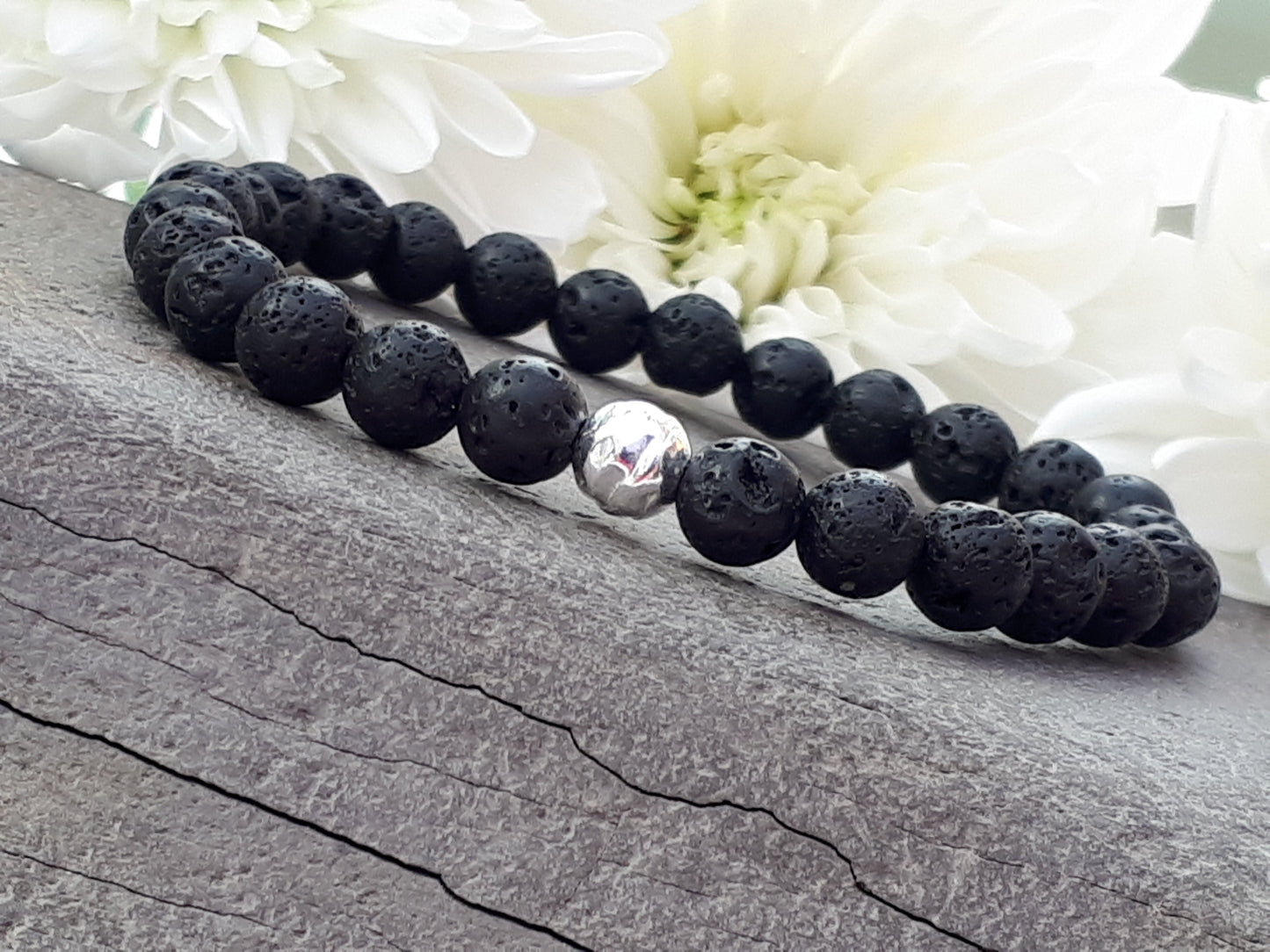 Lava bead bracelet. Aromatherapy bracelet.