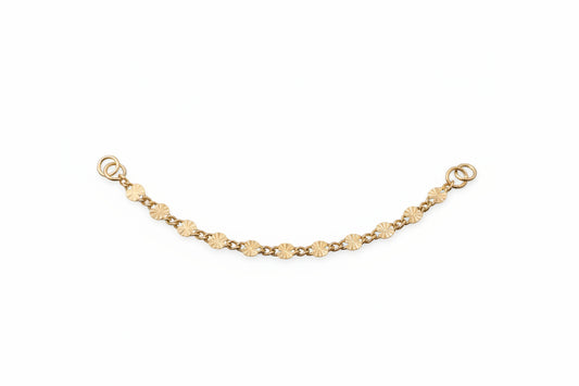 14k Gold Filled Sunburst Earring Chain