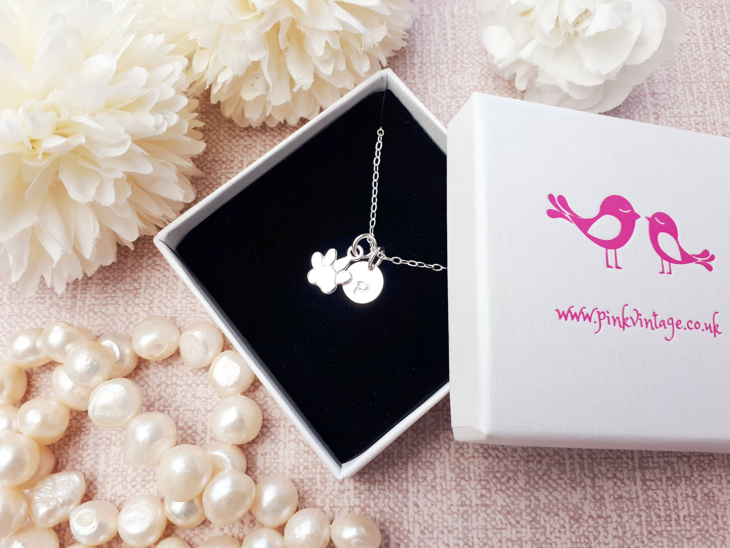 Personalised dog necklace.