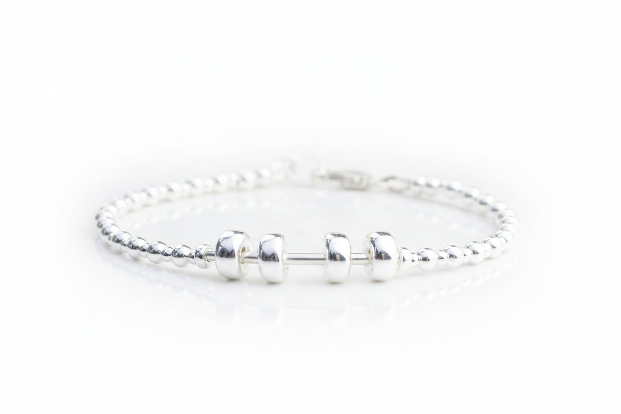 40th birthday moving bead bracelet