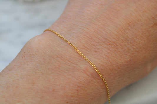 9ct Yellow Gold Curb Permanent Jewellery Chain | Buy Now, Weld Later