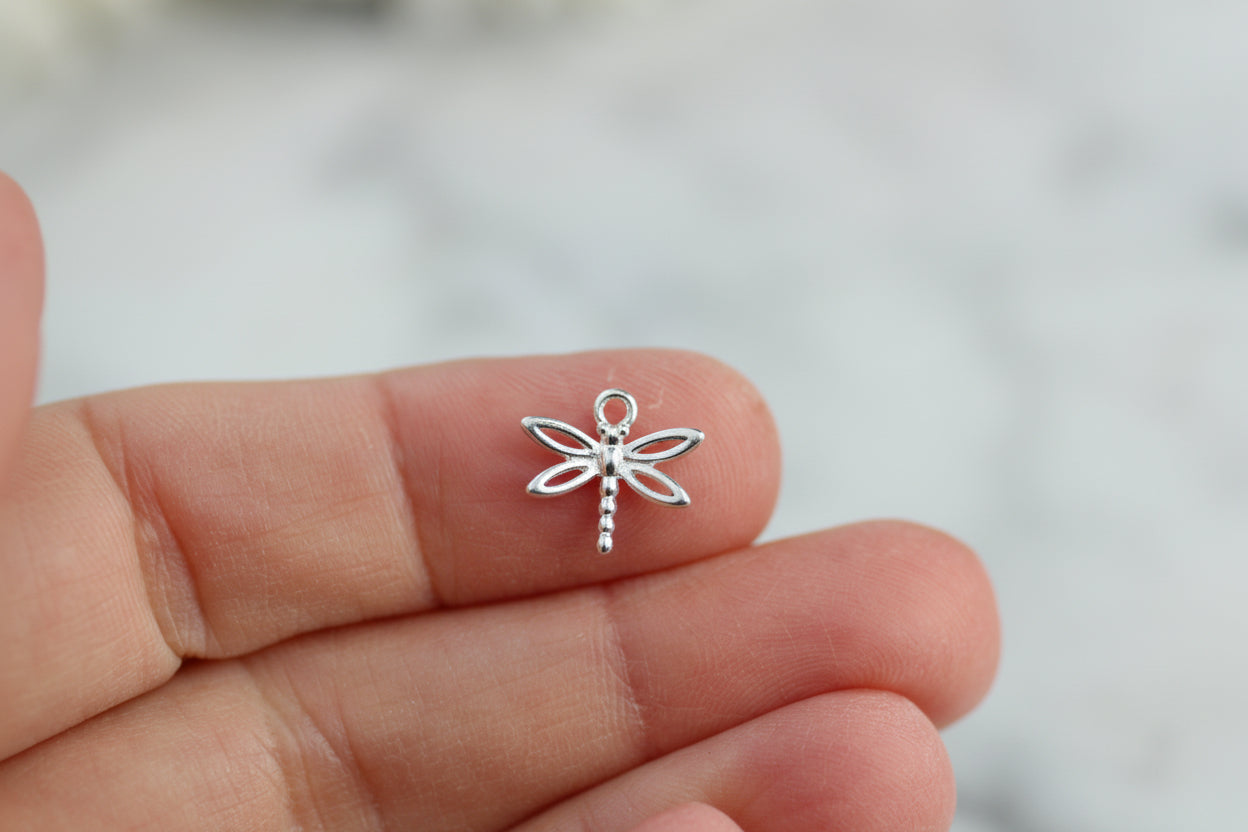 Dragonfly charm.