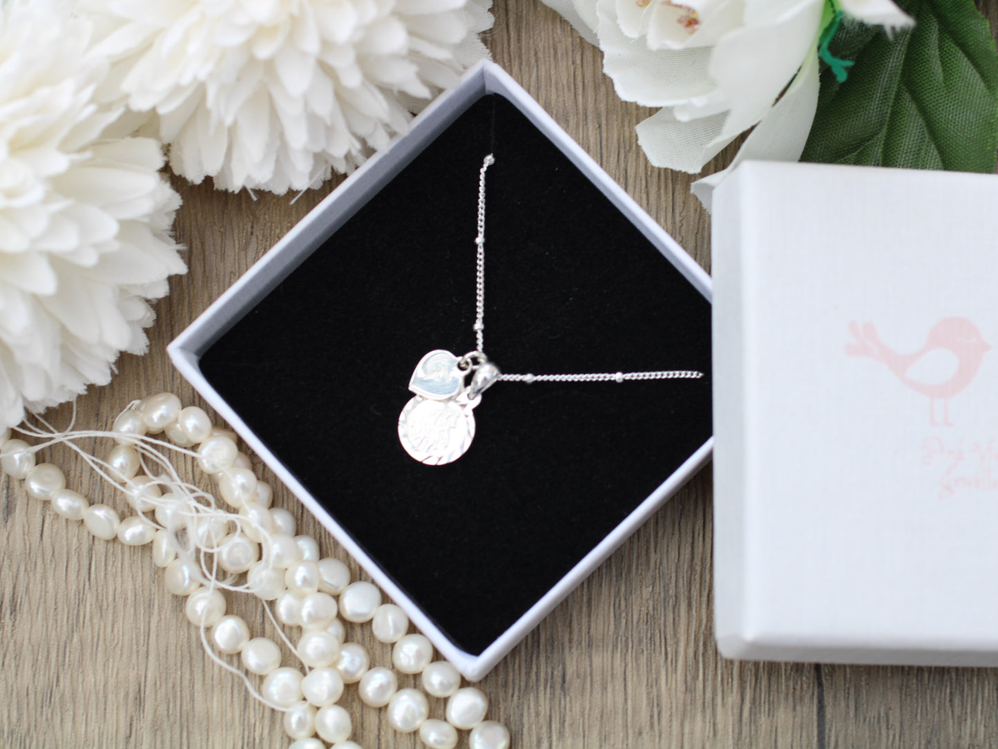 Personalised Saint Christopher necklace.