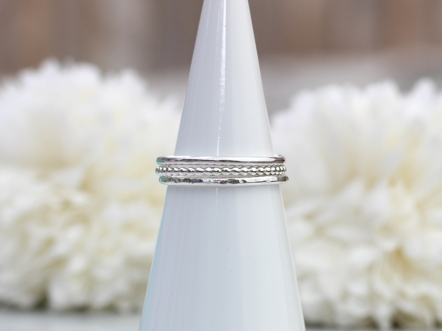 Make your own stacking rings - jewellery making class. Sunday 12th October.