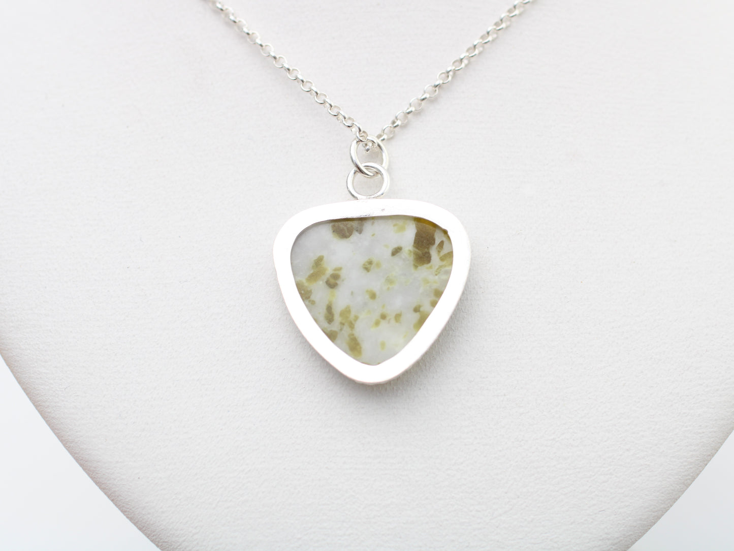 Scottish marble pendant necklace. Ready to ship.