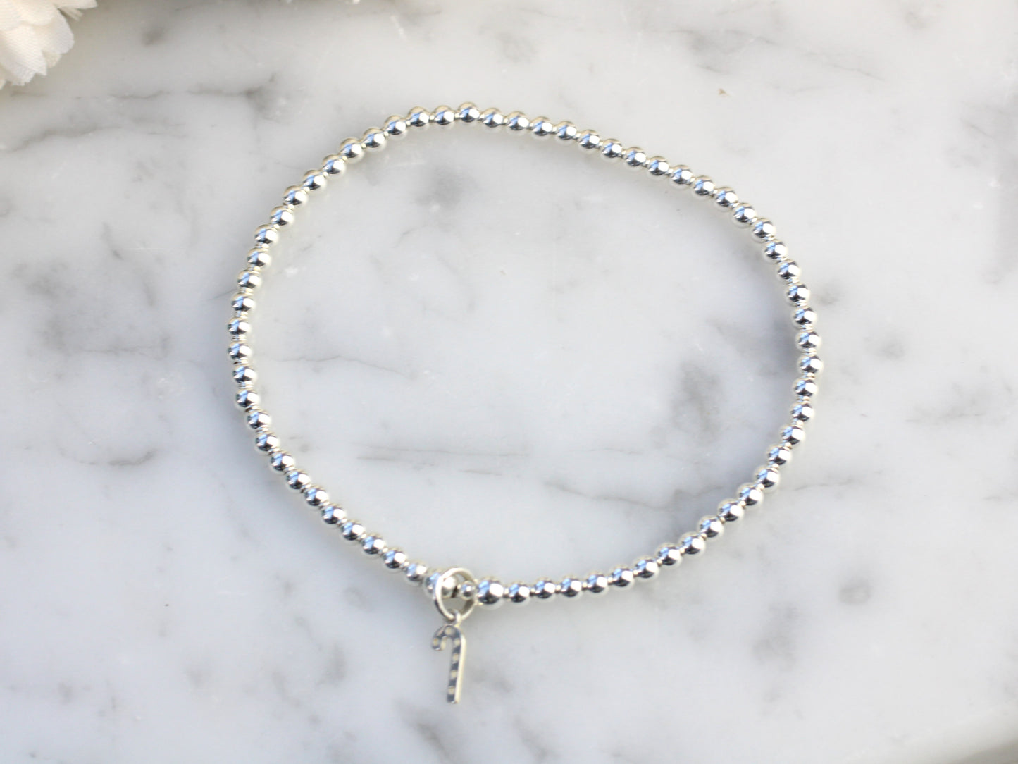 Candy cane charm bracelet.