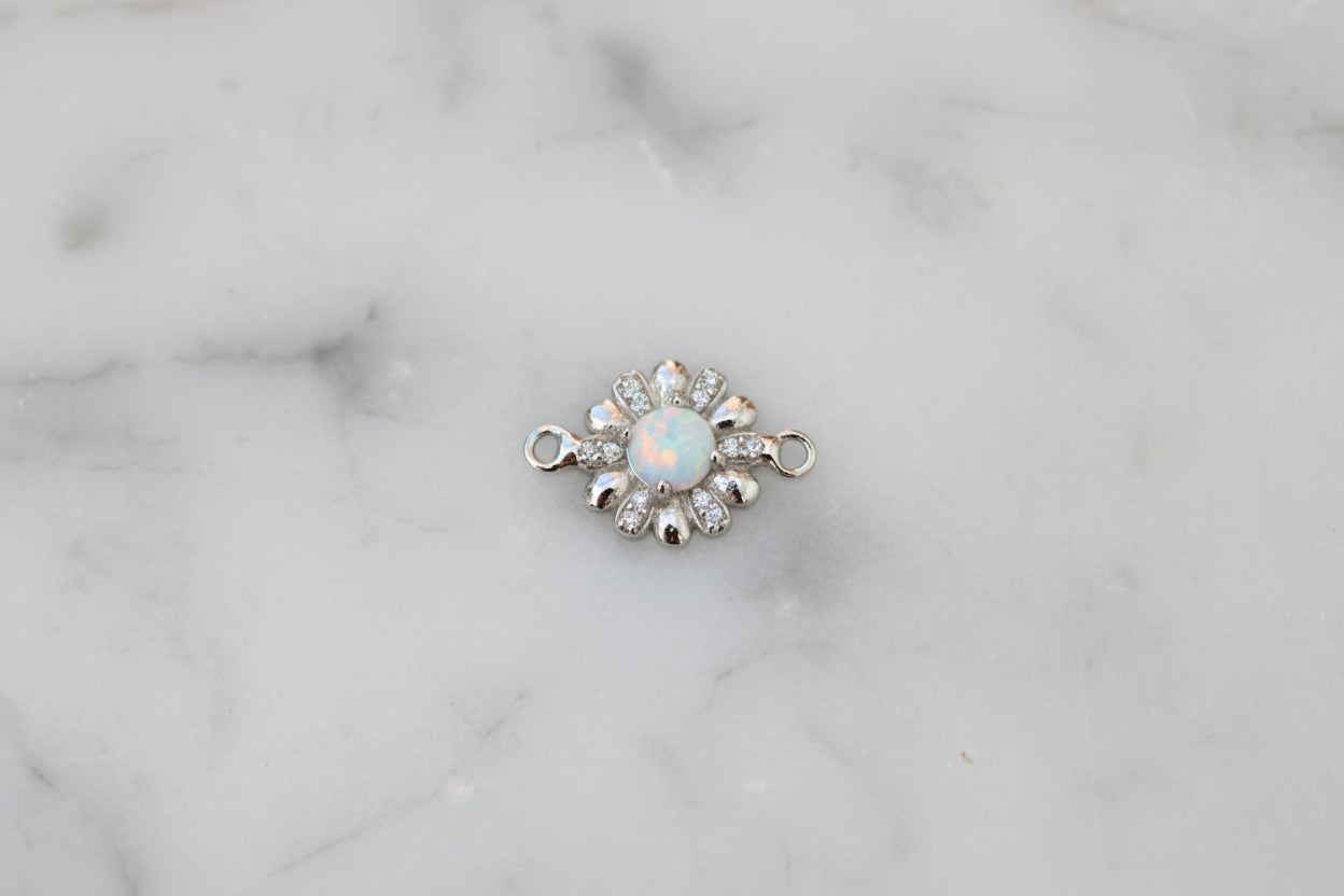 Opal flower connector.