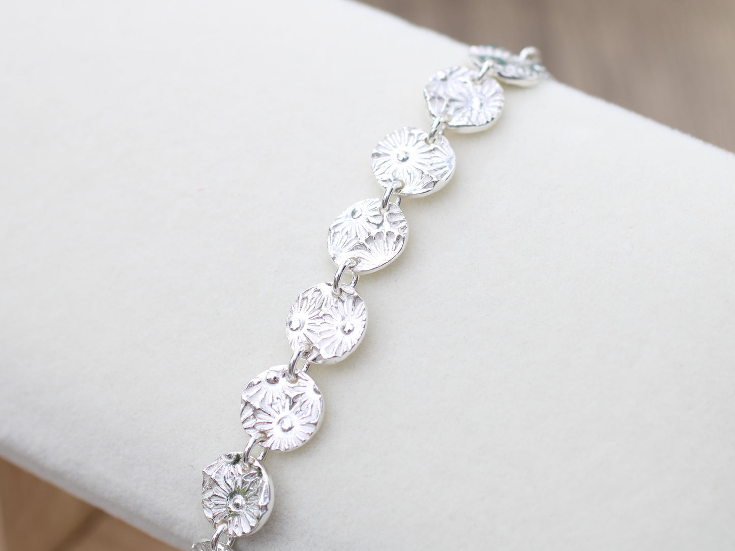 Daisy chain bracelet.