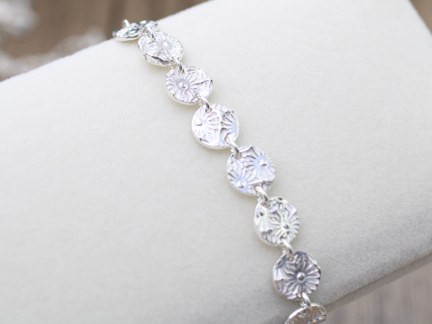 Daisy chain bracelet.