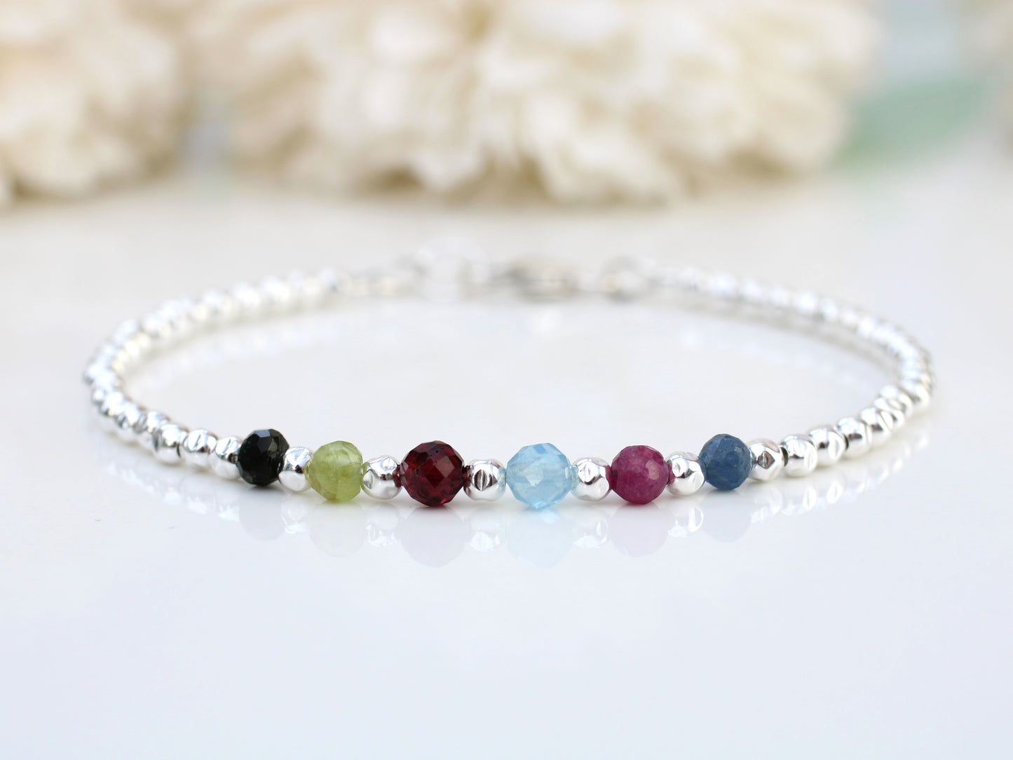 Family birthstone bracelet - create your own.