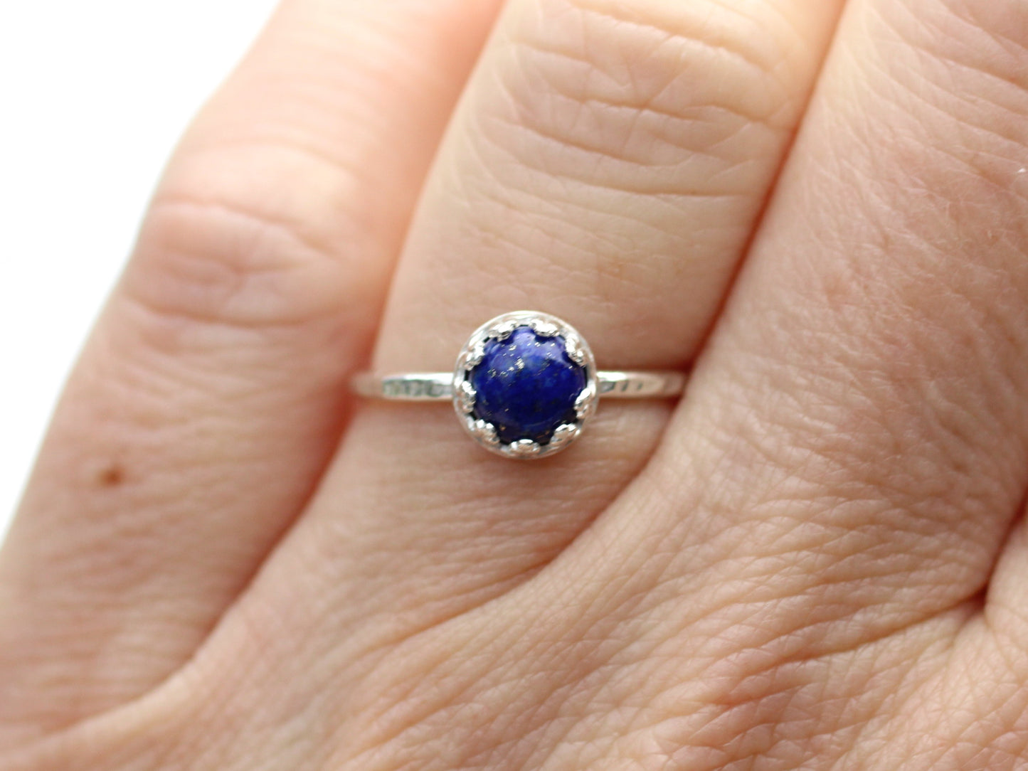 Lapis lazuli ring. September birthstone.
