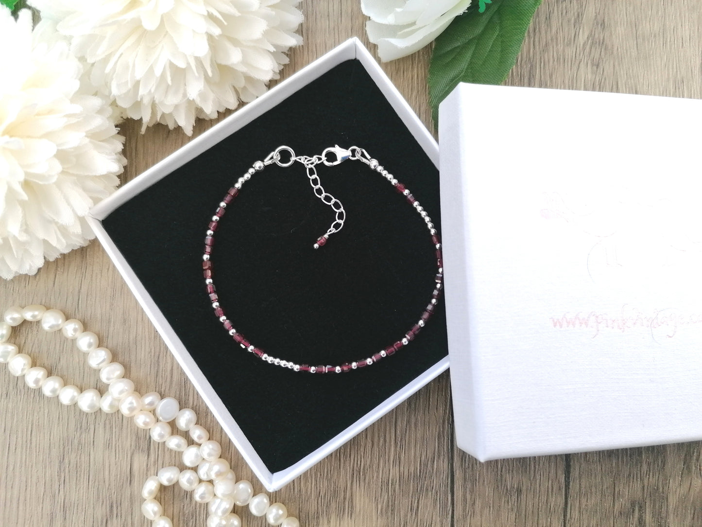 Morse code bracelet I love you.