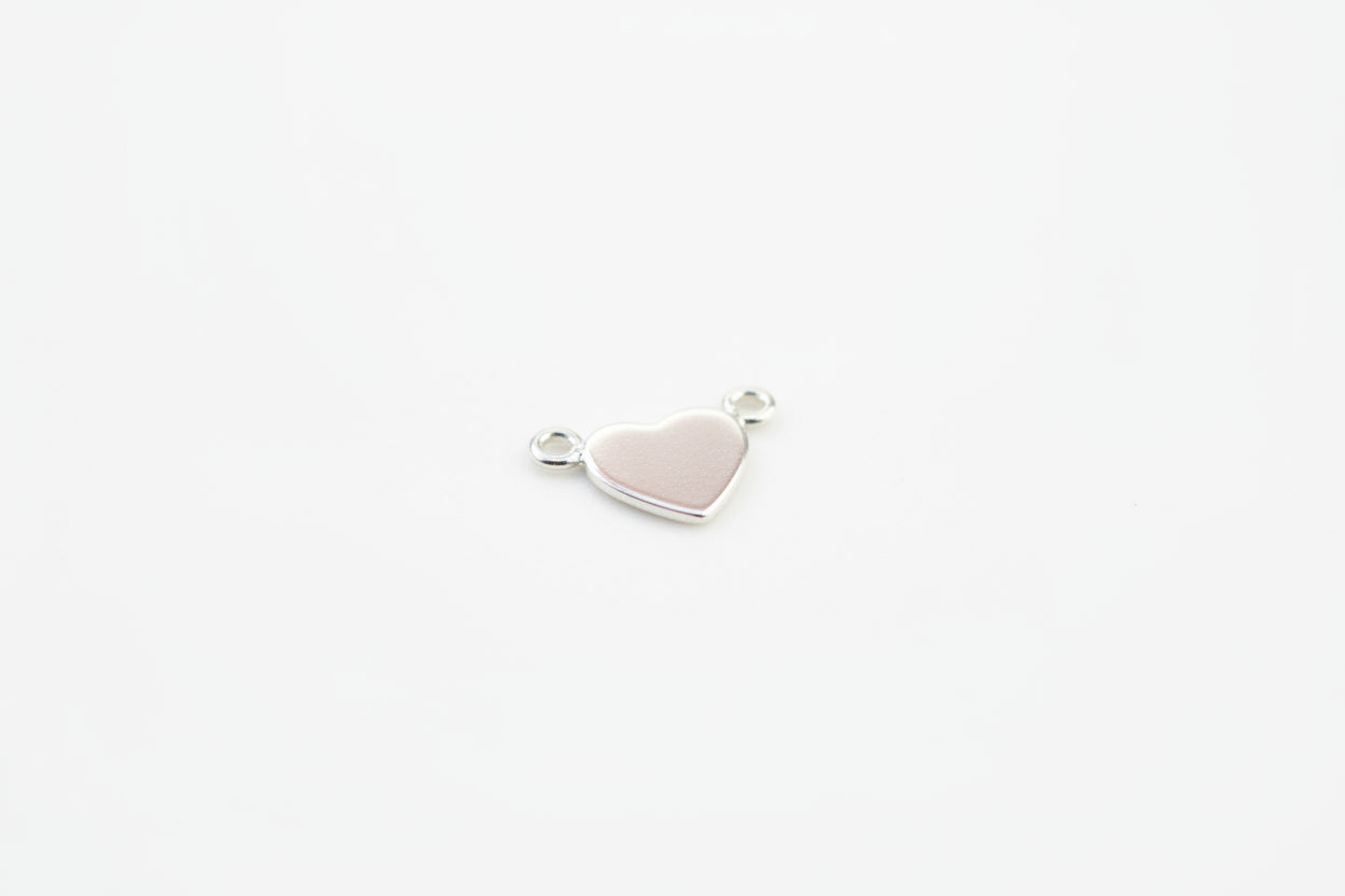 Personalised heart connector.