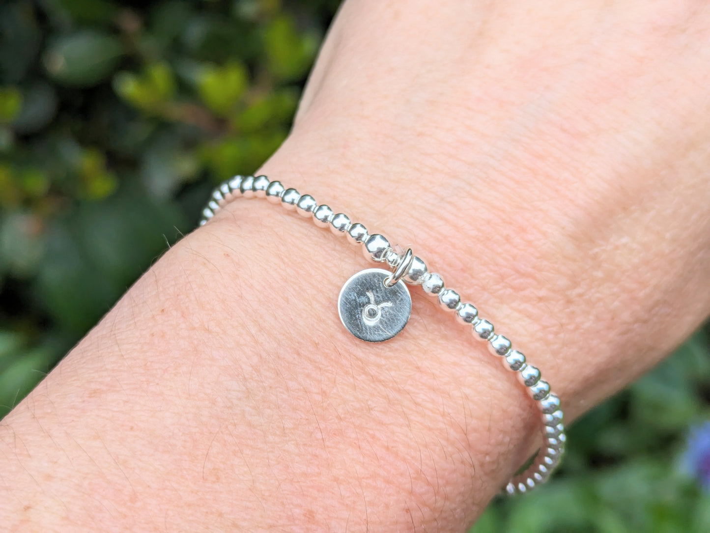 Zodiac stretch bracelet.