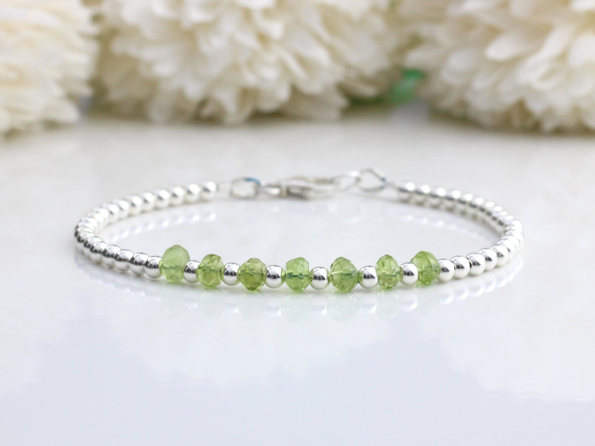 peridot bracelet